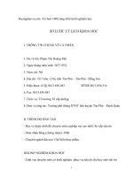 SKKN một số biện pháp nâng cao chất lượng dinh dưỡng bữa ăn cho học sinh dân tộc nội trú 