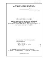 skkn BIỆN PHÁP NÂNG CAO CHẤT LƯỢNG HOẠT ĐỘNG LĨNH vực học tập CỘNG ĐỒNG tại các TRUNG tâm văn hóa THỂ THAO – học tập CỘNG ĐỒNG và TRUNG tâm học tập CỘNG ĐỒNG
