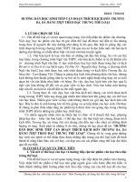 “HƯỚNG dẫn học SINH TIẾP cận đoạn TRÍCH KỊCH hồn TRƯƠNG BA, DA HÀNG THỊT THEO đặc TRƯNG THỂ LOẠI” 