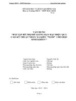 skkn bài tập bỗ TRỢ để GIẢNG dạy đạt HIỆU QUẢ CAO kỹ THUẬT NHẢY XA KIỂU “NGỒI” CHO học SINH KHỐI 9 