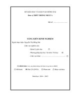 SKKN sử DỤNG PHƯƠNG PHÁP DIỄN GIẢNG – GIẢI QUYẾT vấn đề và KIỂU dạy học NGHIÊN cứu TRONG môn TIN học lớp 10 