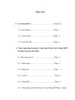 skkn quản lý sinh hoạt tổ chuyên môn   tổ ngữ văn trường THPT tân phú   năm học 2015 2016 