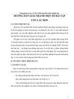 SKKN HƯỚNG dẫn GIẢI NHANH một số bài tập CON lắc đơn 