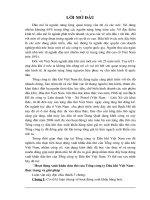 Luận văn hoạt động xuất khẩu dầu thô của tổng công ty dầu khí VN thực trạng và giải pháp 