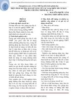 SKKN BIỆN PHÁP HƯỚNG dẫn kĩ NĂNG vẽ cáo DẠNG BIỂU đồ TRONG CHƯƠNG TRÌNH địa lí lớp 12  