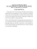 sáng kiến kinh nghiệm áp dụng giải phương trình bậc nhất theo sin và cosin để tìm giá trị lớn nhất và nhỏ nhất của hàm số 