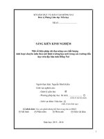 skkn một số biện pháp chỉ đạo nâng cao chất lượng sinh hoạt chuyên môn theo mô hình trường học mới trong các trường tiểu học trên địa bàn tỉnh đồng nai 