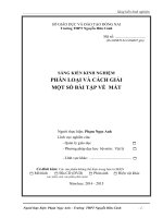 SKKN PHÂN LOẠI và CÁCH GIẢI một số bài tập về mắt 
