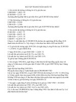 BÀI tập THANH TOÁN QUỐC tế