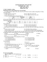 Đề thi học sinh giỏi và đáp án tham khảo hóa học lớp 9 (35) 