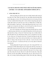 SKKN vận dụng phương pháp phản hồi người mẹ trong giờ học vần cho học sinh khiếm thính lớp 1a 