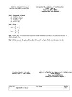 ĐỀ khảo sát lớp 5 lên lớp 6