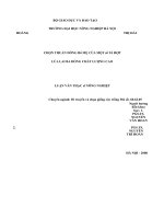 luận văn thạc sỹ nông nghiệp Chọn thuần dòng bố mẹ của một số tổ hợp lúa lai ba dòng chất lượng cao