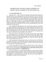 skkn GIẢI PHÁP NÂNG CAO CHẤT LƯỢNG cán bộ QUẢN LÝ TRƯỜNG TRUNG cấp KINH tế   kỹ THUẬT ĐỒNG NAI 