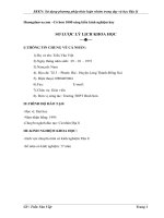 SKKN sử dụng phương pháp thảo luận nhóm trong dạy và học địa lý 