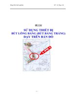 sáng kiến kinh nghiệm sử DỤNG THIẾT bị bút LÔNG BẢNG (bút BẢNG TRẮNG) dạy TRÊN bản đồ 