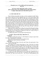 SKKN vận dụng mô hình dạy học dự án vào dạy học vật lý THPT nhằm phát huy tính tích cực, tự lực và kỹ năng làm việc theo nhóm của học sinh 