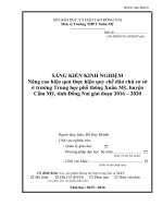 skkn nâng cao hiệu quả thực hiện quy chế dân chủ cơ sở ở trường trung học phổ thông xuân mỹ, huyện cẩm mỹ, tỉnh đồng nai giai đoạn 2016 – 2020