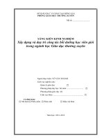 SKKN xây dựng và duy trì công tác bồi dưỡng học viên giỏi trong ngành học giáo dục thường xuyên 