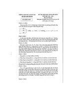 Đề thi học sinh giỏi và đáp án tham khảo hóa học lớp 9 (113) 