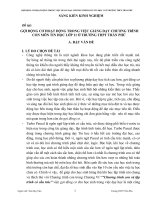 skkn gợi ĐỘNG cơ HOẠT ĐỘNG TRONG VIỆC GIẢNG dạy CHƯƠNG TRÌNH CON môn TIN học lớp 11 ở TRƯỜNG THPT 