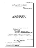 skkn tin học ỨNG DỤNG bài tập TRÊN UVA TRONG GIẢNG dạy CHUYÊN TIN 