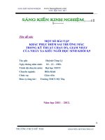 SKKN một số bài tập khắc phục điểm sai  thường mắc phải trong kỷ thuật chạy đà, giậm nhảy của nhảy xa kiểu ngồi học sinh khối 8, 9 