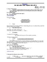 giáo án tiếng anh lớp 9 trọn bộ