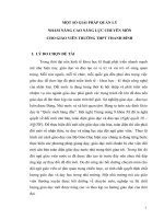 skkn  quản lý một số GIẢI PHÁP QUẢN lý NHẰM NÂNG CAO NĂNG lực CHUYÊN môn CHO GIÁO VIÊN TRƯỜNG THPT THANH BÌNH