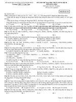 ĐỀ THI PHẦN DUNG DỊCH