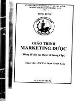 Giáo trình marketing dược