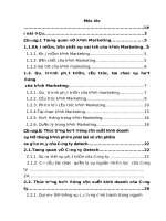 Luận văn hoàn thiện kênh phân phối xe gắn máy của công ty hỗ trợ phát triển công nghệ detech