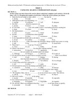 tài liệu ôn thi tiếng anh