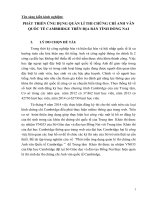 SKKN PHÁT TRIỂN ỨNG DỤNG QUẢN lí THI CHỨNG CHỈ ANH văn QUỐC tế CAMBRIDGE TRÊN địa bàn TỈNH ĐỒNG NAI 