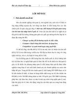 Luận văn một số giải pháp hoàn thiện hệ thống quản lý chất lượng theo tiêu chuẩn ISO 90012000 của công ty giầy thượng đình 