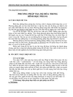 sáng kiến kinh nghiệm PHƯƠNG PHÁP tọa độ hóa TRONG HÌNH học PHẲNG   copy 