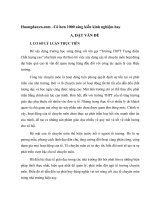 skkn hiệu trưởng với vai trò quản lý chuyên môn thông qua sự phát triển đội ngũ tổ trưởng chuyên môn 