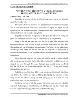 skkn ngữ văn PHÁT HUY TÍNH THỜI sự và ý NGHĨA GIÁO dục TRONG một số tác PHẨM văn học 