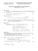 Đáp án thi HSG cấp tỉnh môn toán 12 của tỉnh Bà RịaVũng Tàu năm học 20082009