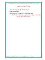 SKKN áp dụng phương pháp dạy tích hợp  vào một số bài dạy tiếng anh bậc THPT  