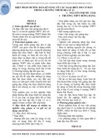 sáng kiến kinh nghiệm BIỆN PHÁP HƯỚNG dẫn kĩ NĂNG vẽ các LOẠI BIỂU đồ cơ bản TRONG CHƯƠNG TRÌNH địa lí 12 