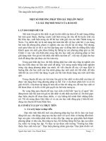 skkn một số PHƯƠNG PHÁP tìm GIÁ TRỊ lớn NHẤT và GIÁ TRỊ NHỎ NHẤT của hàm số 