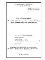 skkn một số kinh nghiệm để nâng cao hiệu quả công tác thanh tra chuyên ngành trường phổ thông tại tỉnh đồng nai 