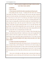 SKKN một số KINH NGHIỆM GIÚP học SINH GIẢI bài tập  PHẦN THẤU KÍNH” 