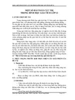 sáng kiến kinh nghiệm một số bài toán cực trị trong hình học giải tích lớp 12 