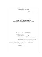 SKKN PHƯƠNG PHÁP GIẢNG dạy BẰNG sơ đồ tư DUY 