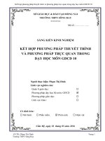 skkn kết hợp phương pháp thuyết trình và phương pháp trực quan trong dạy học môn GDCD 10