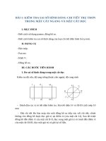 Báo cáo TN dung sai