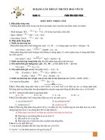 30 DẠNG CÂU HỎI LÝ THUYẾT HOÁ VÔ CƠ (DẠNG 15 17)