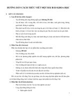 Huong dan cach thuc viet mot bai bao khoa hoc